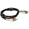 Microconnect AUDCC2 garso kabelis 1,5 m 2 x RCA juodas