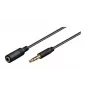 Microconnect AUDLG3G garso kabelis 3 m 3,5 mm juodas