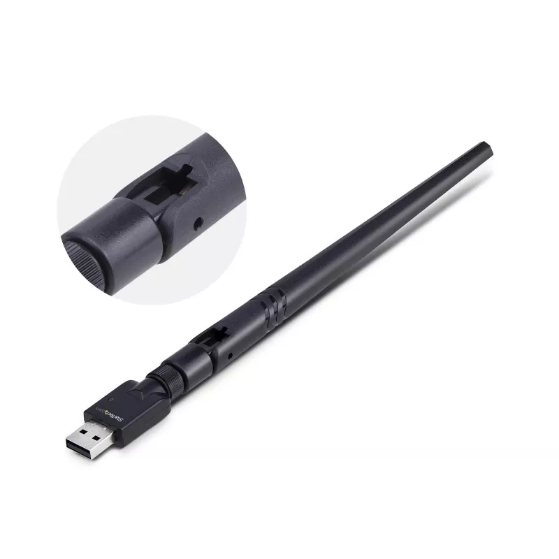 StarTech.com USB Bluetooth 5.3 Class 1 Adapter Dongle, skirtas kompiuteriams / nešiojamiesiems kompiuteriams, ilgo nuotolio ryšys klaviatūrai, pelei, garso transliavimui ir PAN tinklui, Windows / Linux