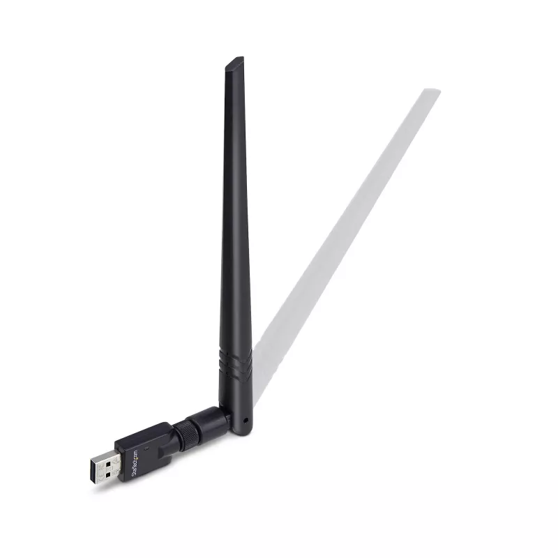 StarTech.com USB Bluetooth 5.3 Class 1 Adapter Dongle, skirtas kompiuteriams / nešiojamiesiems kompiuteriams, ilgo nuotolio ryšys klaviatūrai, pelei, garso transliavimui ir PAN tinklui, Windows / Linux