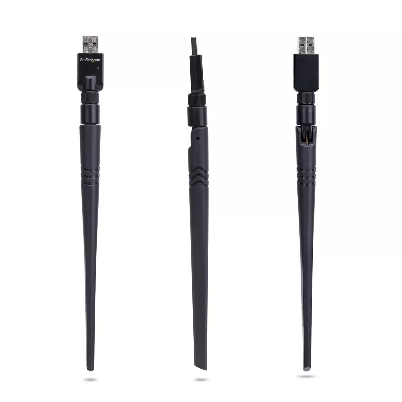 StarTech.com USB Bluetooth 5.3 Class 1 Adapter Dongle, skirtas kompiuteriams / nešiojamiesiems kompiuteriams, ilgo nuotolio ryšys klaviatūrai, pelei, garso transliavimui ir PAN tinklui, Windows / Linux