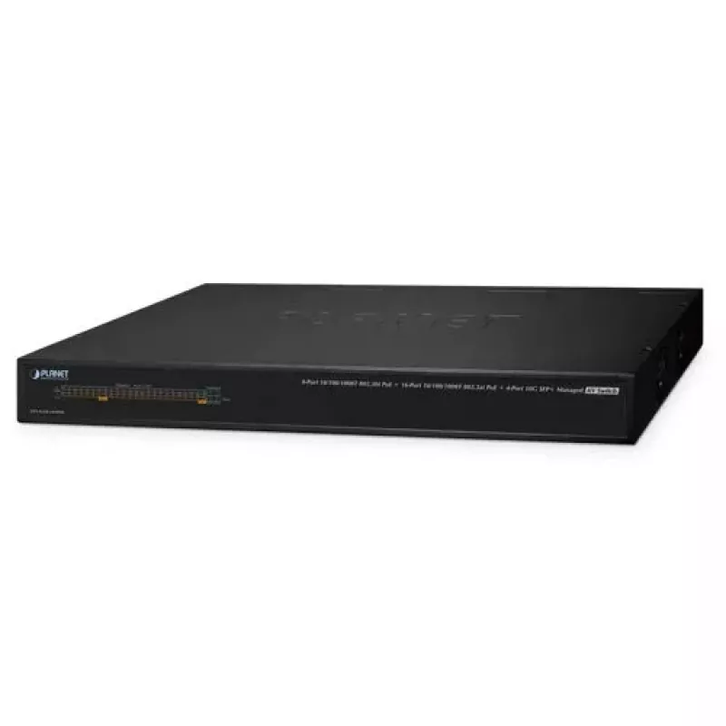 Valdomas komutatorius PLANET AVS-4210-24HP4X 24 prievadų 10G Ethernet PoE