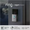 Vaizdo domofono sistema RING B0B2BNM4PV — belaidė, maks. 1920×1080 vaizdo raiška, nikelio apdaila, Wi‑Fi (802.11b/g/n/ax)