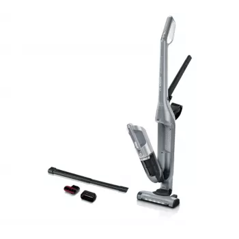 Bosch Serie 4 BBH3K2801 dulkių siurblys-lazda/elektros šluota 2-in-1, baterija, sausajam valymui, be maišelio, sidabrinis