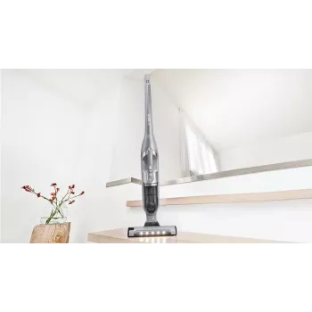 Bosch Serie 4 BBH3K2801 dulkių siurblys-lazda/elektros šluota 2-in-1, baterija, sausajam valymui, be maišelio, sidabrinis