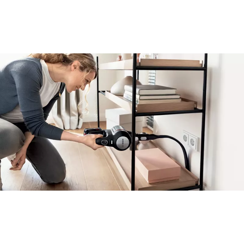Bosch BCS712XXL belaidis siurblys/elektrinis šepetys Baterija Sausas Be maišelio 0,3 L Juodas 3 Ah