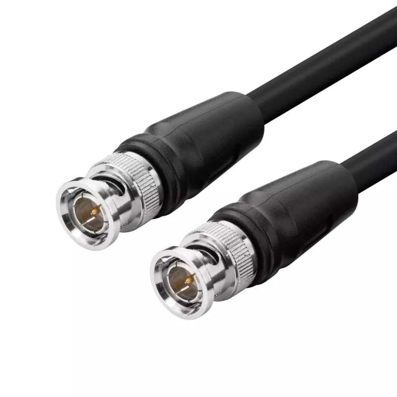 Microconnect BNC-HDSDI-1M bendraašis kabelis RG-6, juodas