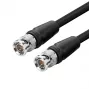 Microconnect BNC-HDSDI-1M bendraašis kabelis RG-6, juodas