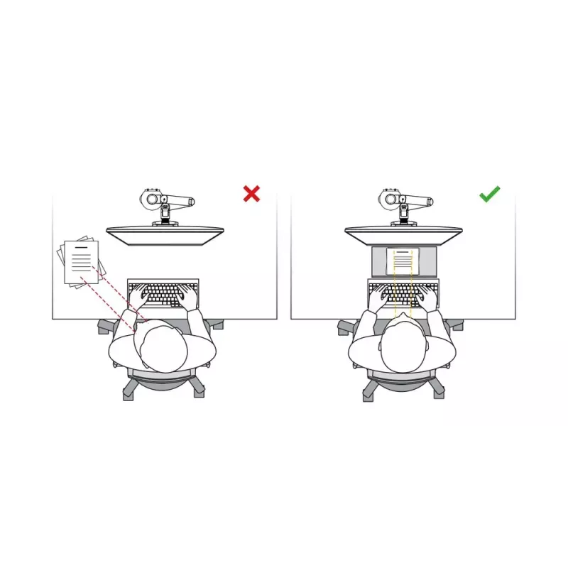 Dokumentų laikiklis BakkerElkhuizen Q-doc 100 Circular