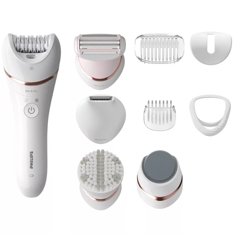 Philips Epilator Series 8000 BRE740/10 drėgnam ir sausam epiliavimui skirtas epiliatorius
