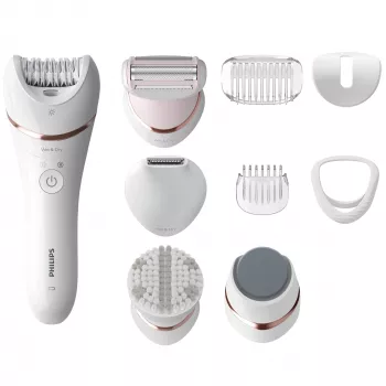 Philips Epilator Series 8000 BRE740/10 drėgnam ir sausam epiliavimui skirtas epiliatorius