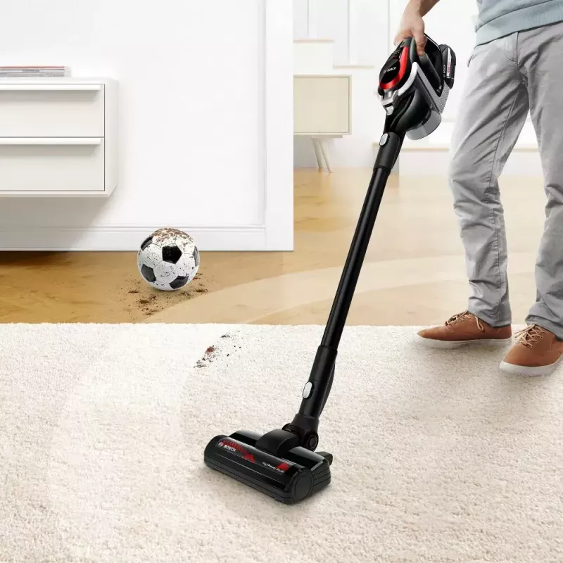 Bosch BSS81POW1 belaidis dulkių siurblys / elektrinis šluostiklis Baterija Sausas Juodas 5 Ah