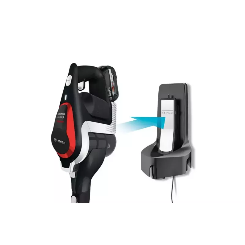Bosch BSS81POW1 belaidis dulkių siurblys / elektrinis šluostiklis Baterija Sausas Juodas 5 Ah