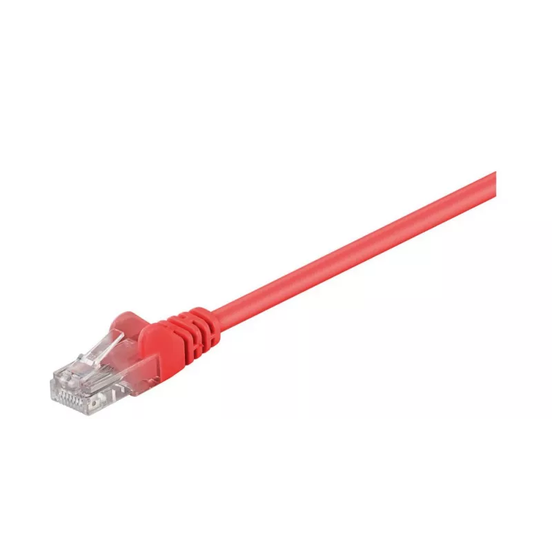 Microconnect B-UTP50025R tinklo kabelis raudonas 0,25 m Cat5e U/UTP (UTP)
