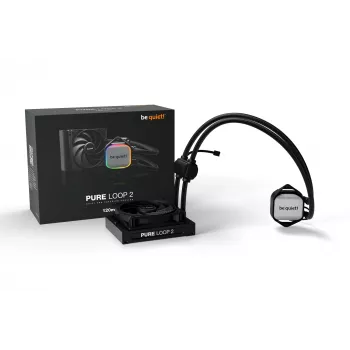 be quiet! Pure Loop 2 | 120 mm Procesoriaus vientisa skysčio aušinimo sistema 12 cm Juoda 1 vnt.