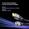 HDMI laidas UNITEK C11086GY01-2M 2m 48 Gbit/s ARC juoda pilka