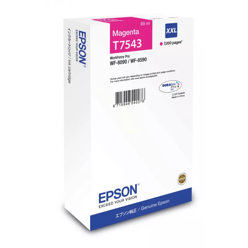 Epson WF-8090 / WF-8590 rašalo kasetė XXL Magenta