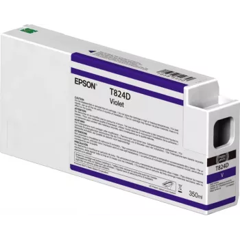 Epson Singlepack Violet T824D00 UltraChrome HDX 350ml, Violetinė, pigmentinis rašalas, 350 ml, 1 vnt.