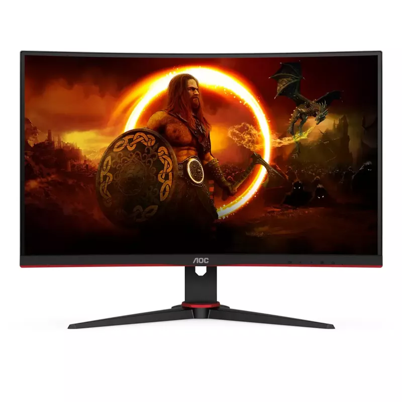 AOC G2 C27G2E/BK kompiuterio monitorius 68.6 cm (27 colių) 1920 x 1080 pikselių Full HD juodas, raudonas