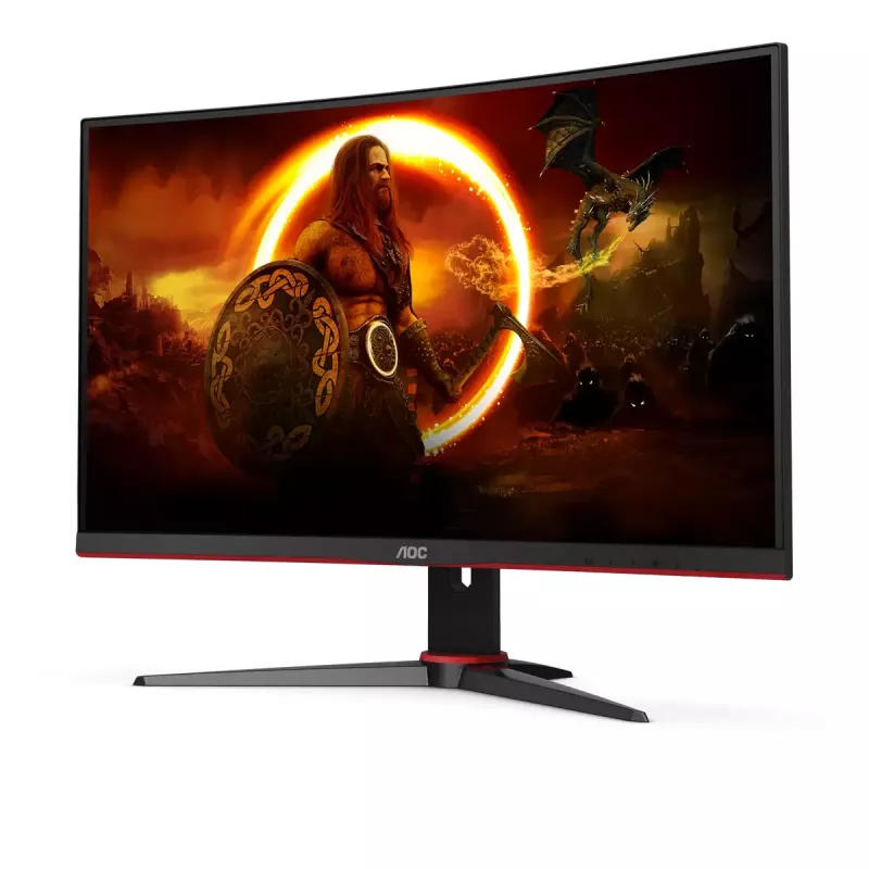 AOC G2 C27G2E/BK kompiuterio monitorius 68.6 cm (27 colių) 1920 x 1080 pikselių Full HD juodas, raudonas