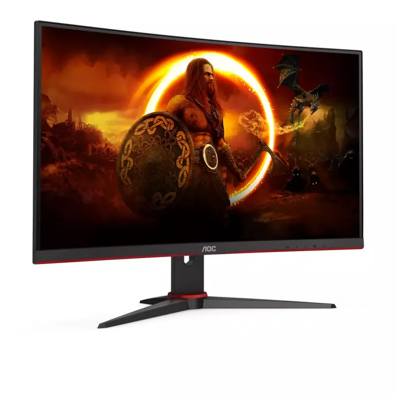 AOC G2 C27G2E/BK kompiuterio monitorius 68.6 cm (27 colių) 1920 x 1080 pikselių Full HD juodas, raudonas