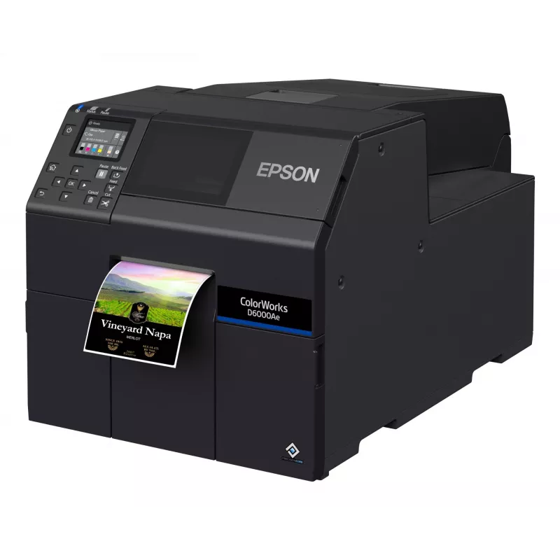 Epson ColorWorks D6000Ae etikečių spausdintuvas Terminis pernešimas Spalvota 1200 x 1200 DPI 119 mm/sek Laidinis Ethernet LAN