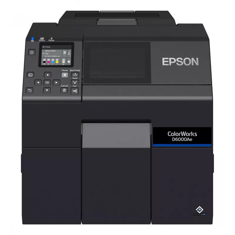 Epson ColorWorks D6000Ae etikečių spausdintuvas Terminis pernešimas Spalvota 1200 x 1200 DPI 119 mm/sek Laidinis Ethernet LAN