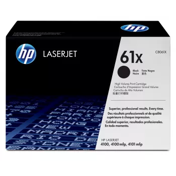 HP 61X didelės išeigos juodas originalus LaserJet kasetė 1 vnt.