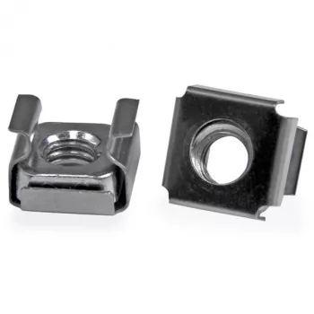 StarTech.com 50 vnt. M6 narvelio veržlės serverių stovo spintai, narvelio veržlė, nerūdijantis plienas, nerūdijantis plienas, M6, CE, TAA, REACH, 215,5 g