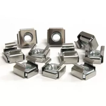 StarTech.com 50 vnt. M6 narvelio veržlės serverių stovo spintai, narvelio veržlė, nerūdijantis plienas, nerūdijantis plienas, M6, CE, TAA, REACH, 215,5 g