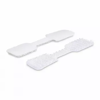 StarTech.com 3,5 col. (9 cm) kabelių etiketės, 100 vnt. pakuotė, baltos, užkabinamos kabelių žymos, užrašomos laidų etiketės kabelių valdymui, laidų identifikavimo žymos