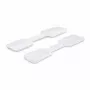 StarTech.com 3,5 col. (9 cm) kabelių etiketės, 100 vnt. pakuotė, baltos, užkabinamos kabelių žymos, užrašomos laidų etiketės kabelių valdymui, laidų identifikavimo žymos