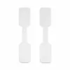 StarTech.com 3,5 col. (9 cm) kabelių etiketės, 100 vnt. pakuotė, baltos, užkabinamos kabelių žymos, užrašomos laidų etiketės kabelių valdymui, laidų identifikavimo žymos