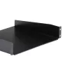 StarTech.com 2U serverių stovo lentyna - universali stovo montavimo konsolinė lentyna 19 colių tinklo įrangos stovui ir spintai - tvirto plieno – apkrova 44 svarai/20 kg - 16 colių gylio dėklas, juoda