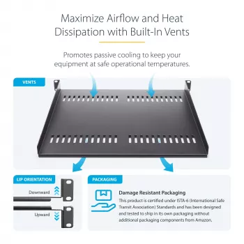 StarTech.com CABSHELF116V2PK stovo priedas Stovo lentyna