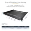 StarTech.com CABSHELF116V2PK stovo priedas Stovo lentyna