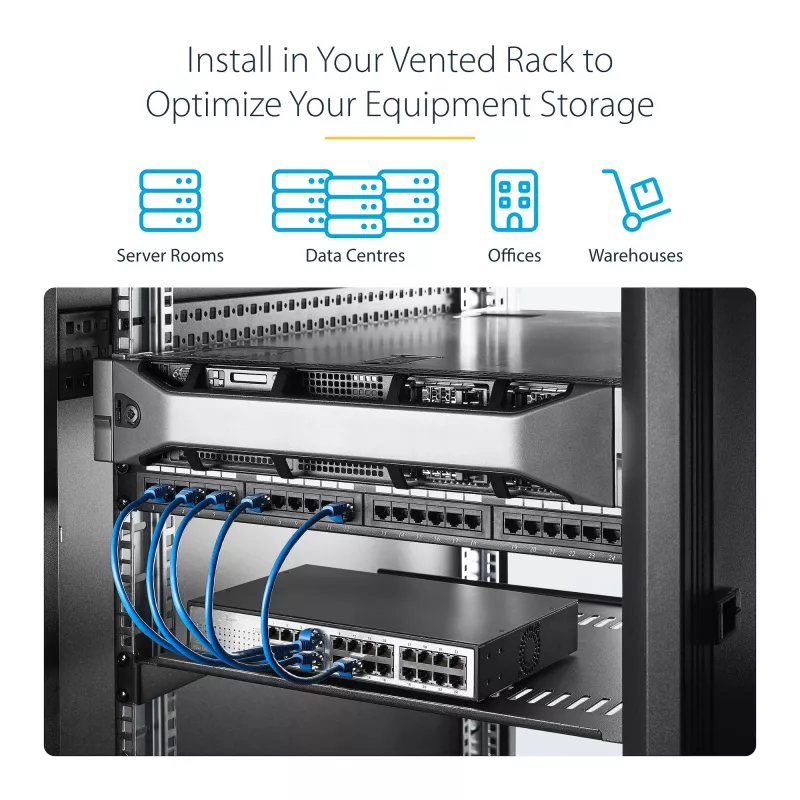 StarTech.com CABSHELF116V2PK stovo priedas Stovo lentyna