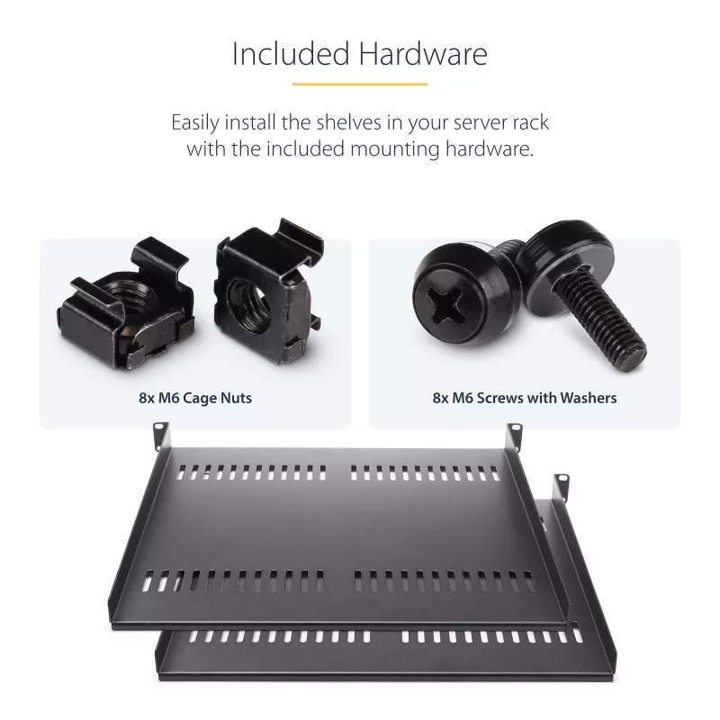 StarTech.com CABSHELF116V2PK stovo priedas Stovo lentyna