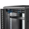 StarTech.com 1U fiksuota serverių stovo montavimo lentyna – 10 colių gylio plieninė universali konsolinė dėkla 19 colių AV/tinklo įrangos stovui – tvirtas plienas – keliamoji galia 44 svarai/20 kg, juoda