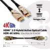 CLUB3D HDMI 2.0 UHD Active Optical kabelis HDR 4K 60Hz M/M 50m/164,04ft