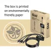 CLUB3D USB Type C + HDMI™ + MiniDisplayPort™ 1.2 to HDMI™ 4K60Hz HDR M/M aktyvus adapteris 32AWG