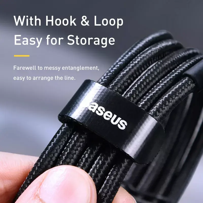 Baseus Cafule USB kabelis USB 2.0 2 m USB C Juodas