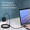 Baseus Cafule USB kabelis USB 2.0 2 m USB C Juodas
