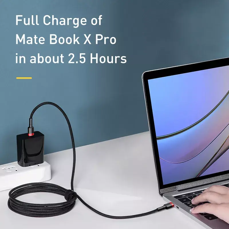 Baseus Cafule USB kabelis USB 2.0 2 m USB C Juodas