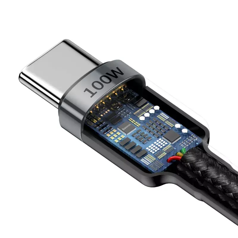 Baseus Cafule USB kabelis USB 2.0 2 m USB C Juodas