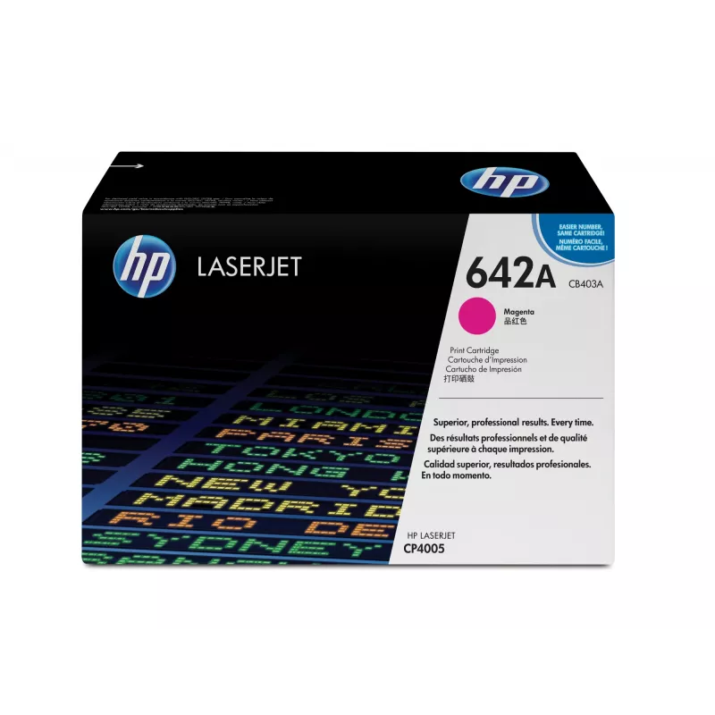 Tonerių kasetė HP 642A (CB403A) Magenta — Original LaserJet, 7500 puslapių, 1 vnt.