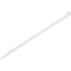StarTech.com 8 colių (20 cm) kabelių raiščiai – 1/8 colio (4 mm) pločio, 2-1/8 colio (55 mm) ryšulio skersmuo, 50 svarų (22 kg) tempimo stipris, nailoniniai savaime užsifiksuojantys užtraukiami raiščiai lenktu antgaliu – 94V-2/UL sąraše, 100 vnt. pakuotė – balta