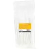 StarTech.com 8 colių (20 cm) kabelių raiščiai – 1/8 colio (4 mm) pločio, 2-1/8 colio (55 mm) ryšulio skersmuo, 50 svarų (22 kg) tempimo stipris, nailoniniai savaime užsifiksuojantys užtraukiami raiščiai lenktu antgaliu – 94V-2/UL sąraše, 100 vnt. pakuotė – balta