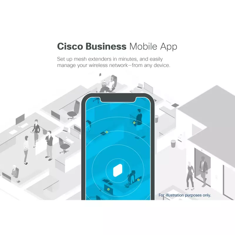 Prieigos taškas Cisco Business 140AC 2,4 GHz 5 GHz 802.11ac