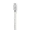 Nedis CCTB39940AL10 Lightning laidas 1 m aliuminis 3,5 mm jungtis